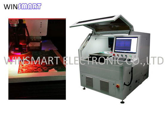 Flex Devre Baskılı Tahta UV Lazer Kesim Makinesi 20W 600x600mm