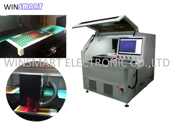 Otomatik PCB Depaneling Makinesi Temas Etmeyen 15W UV Lazer Kesme Devre Kartı