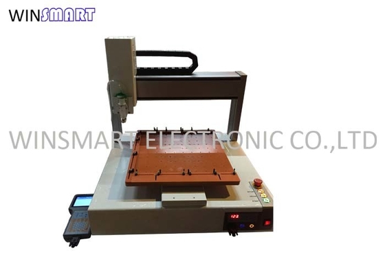 satın al 3 Eksenli Robotik SMD Kırmızı yapıştırıcı dağıtım makinesi 400x400mm Masa online manufacture