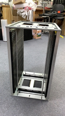 Düğme Düzenlenebilir Metal SMT Dergi Rack PCB Taşıyıcı SMT Üretimi İçin