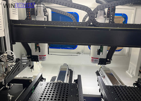 Max 100,000 RPM Yüksek Hızlı Çift Masali Inline PCB Router Makine Hassaslığı ±0.05mm