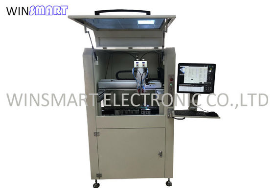 Tam otomatik SMT yapıştırıcı dağıtım 450x450mm PCB için uyumlu kaplama makinesi