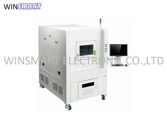 CCD Kamera PCB Depanelizasyon Makinesi, Microvia Delme PCB Lazer Depanelizatörü