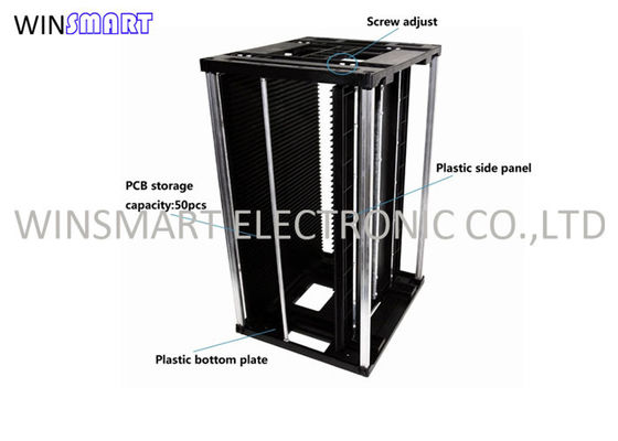 PCB yükleyici depolama rafı 355x320x563mm Antistatik SMT ESD Dergi rafı
