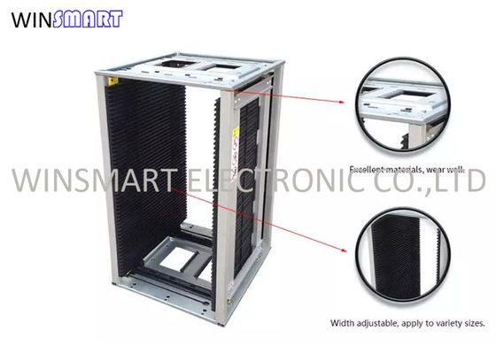 Metal Tabanlı 120 Derece Dirençli Antistatik SMT PCB Dergi Rafı