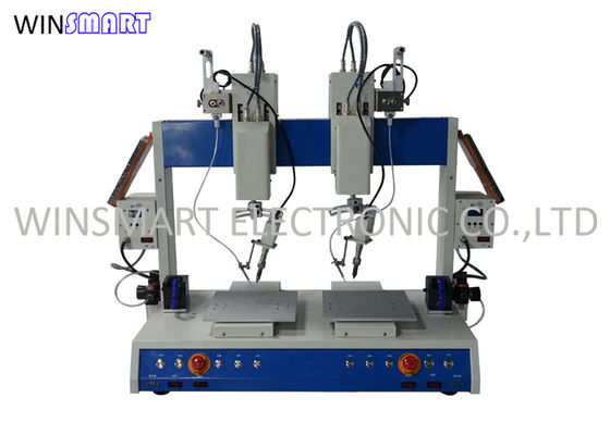 Çift Kafalı Otomatik Lehimleme Robotu, Smd Pcb Lehimleme Makinesi 220V 110V