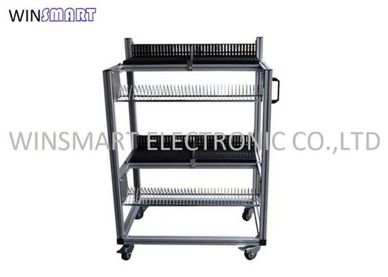 satın al 40 adet / Katmanlı SMT Besleyici Arabası FUJI NPT Besleyici 4 ESD Tekerlekler online manufacture