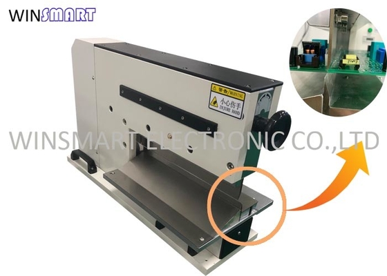 200mm 600mm Lineer Bıçak PCB Kartı Kesici Makinesi Ayak Pedalı Kontrolü