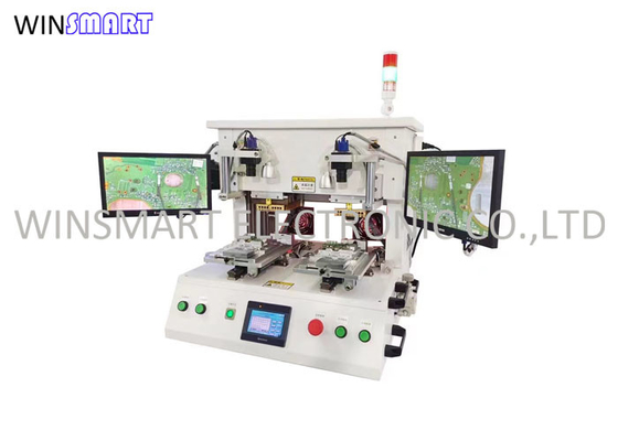 İyi bir fiyat. 0.1mm Pitch Hot Bar Lehimleme Ekipmanı Çift Ayrı Çalışma Masası çevrimiçi