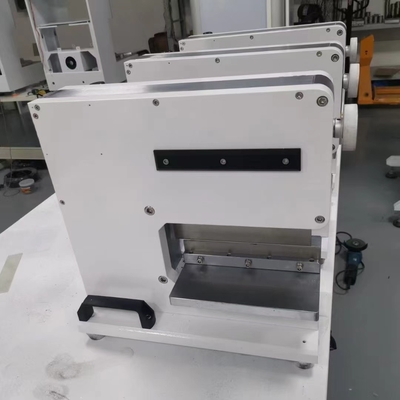 Hava ile çalışan 200 mm doğrusal bıçak el yazması PCB panelleri çıkarma aracı PCB gilotini
