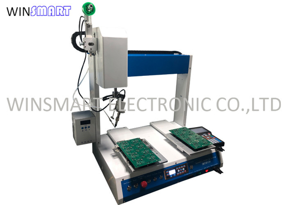 Isıtma PLC Kontrolü 0.6-1.6mm Lehimleyici Kablo Robotik Lehimleme Makinesi