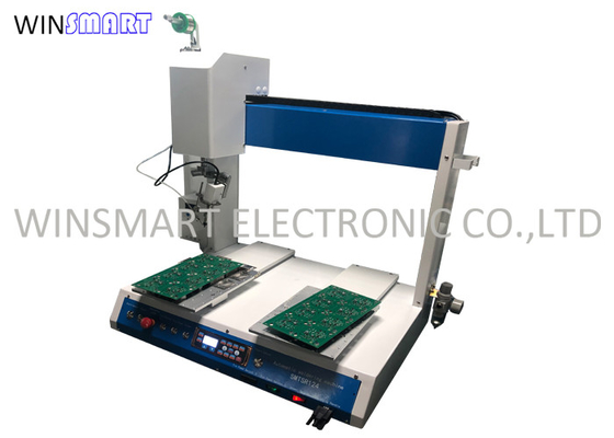 İyi bir fiyat. PLC Kontrolü 0.6-1.6mm Lehimleyici Kablo Yarım Otomatik Lehimleyici Robot çevrimiçi