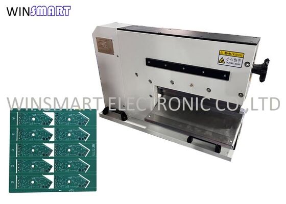 İyi bir fiyat. 300u'dan az gerginlik Alüminyum LED PCB Kesicisi 400mm Doğrusal Blade PCB Depanelizer online