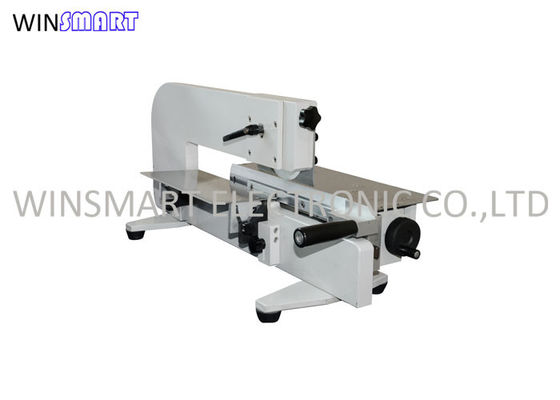 İyi bir fiyat. 330mm Kesme Uzunluğu PCB Depanelizer Makinesi, Dairesel Bıçak PCB V Kanal Açma Makinesi çevrimiçi