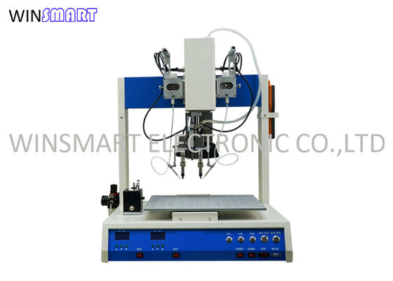 1 Tablalı 2 Başlı PCB Robotik Lehimleme Makinesi 4 Eksen