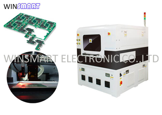 CCD Konumlandırma Sistemi Lazer PCB Makinesi FR4 FPC Lazer PCB Depaneling Makinesi